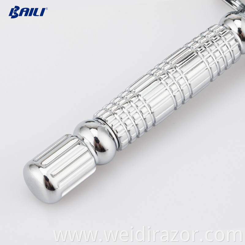 Metal handle safety razor